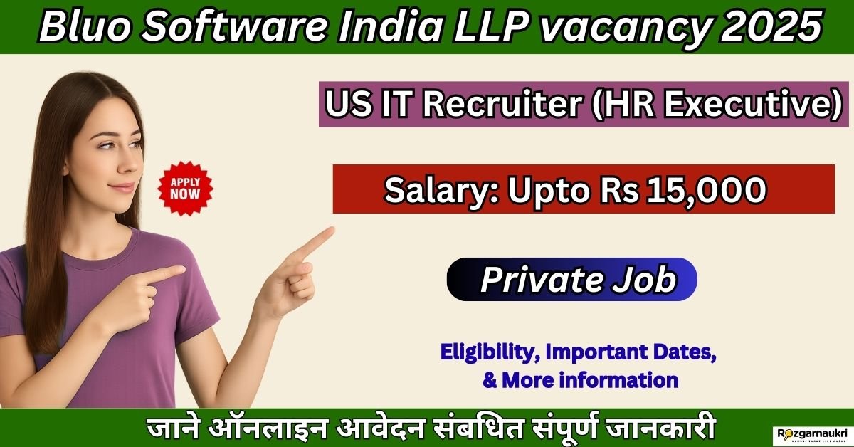 Bluo Software India LLP vacancy 2025