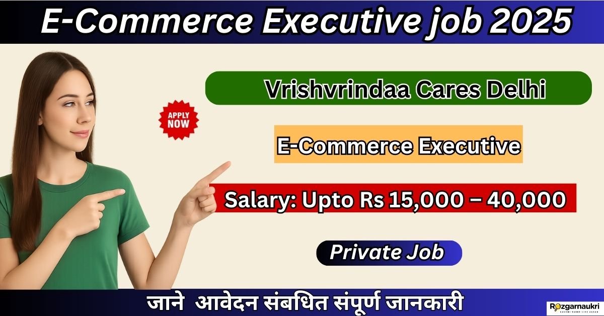 Vrishvrindaa Cares Delhi E-Commerce Executive job