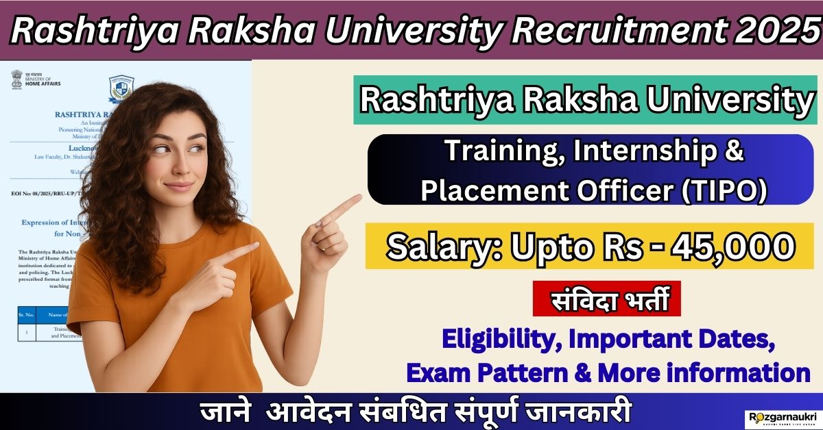 Rashtriya Raksha University Recruitment 2025
