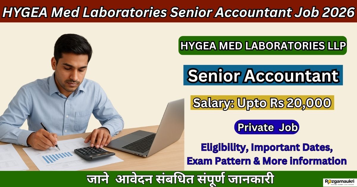 HYGEA Med Laboratories Senior Accountant Job 2026