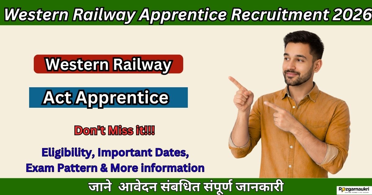 Western Railway Apprentice Recruitment 2026