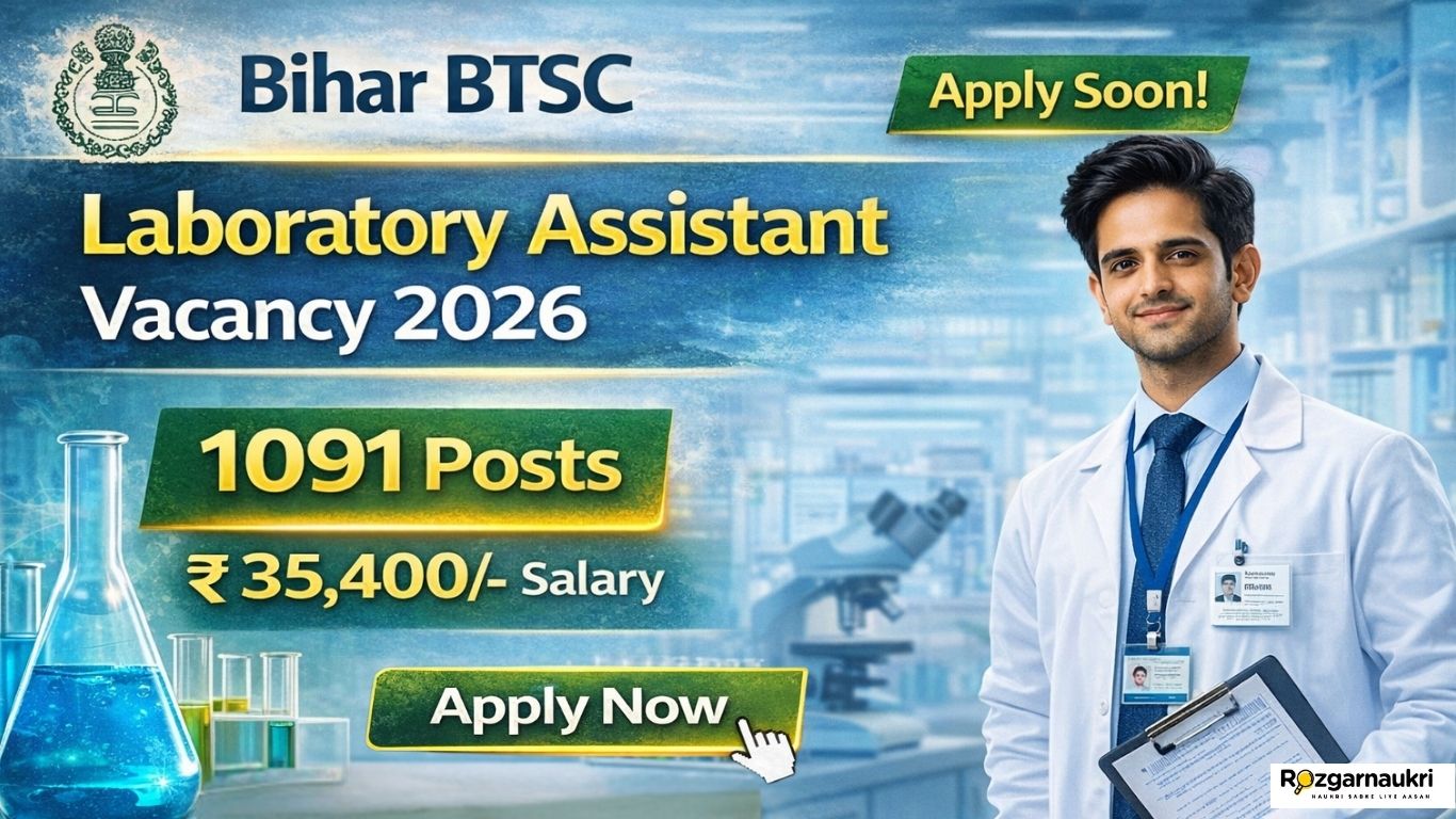 Bihar BTSC Laboratory Assistant Vacancy 2026