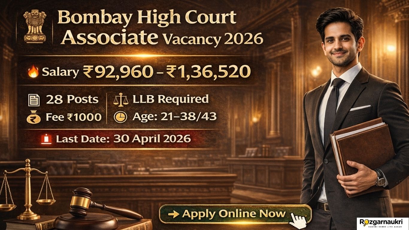 Bombay High Court Associate Vacancy 2026