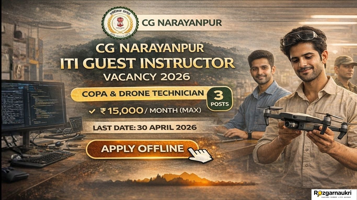 CG Narayanpur ITI Guest Instructor Vacancy 2026