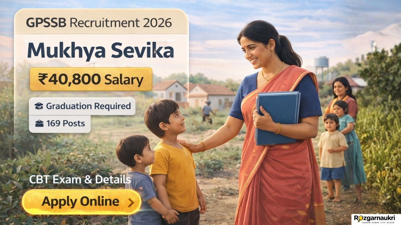 GPSSB Mukhya Sevika Recruitment 2026