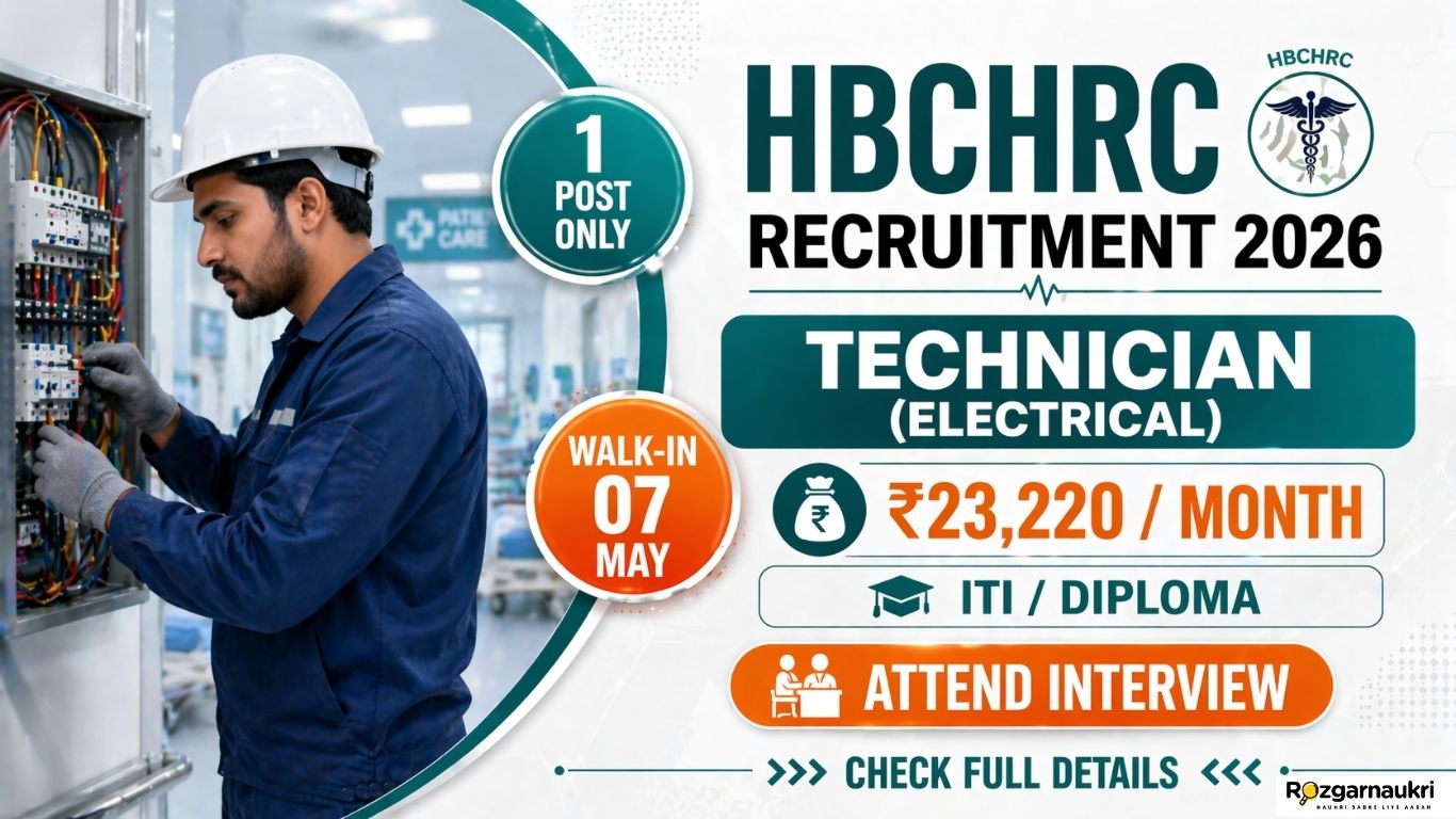HBCHRC Technician Technician Recruitment 2026