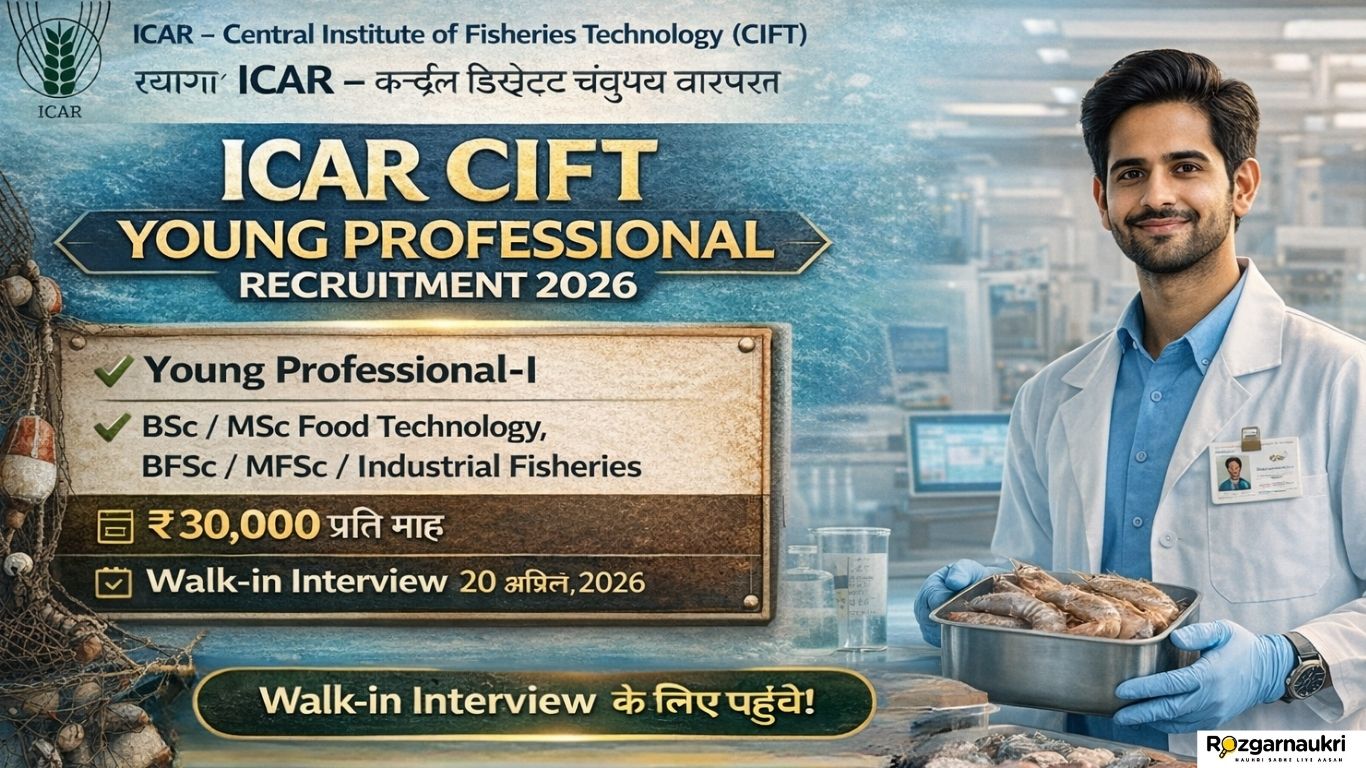 ICAR CIFT Young Professional Recruitment 2026