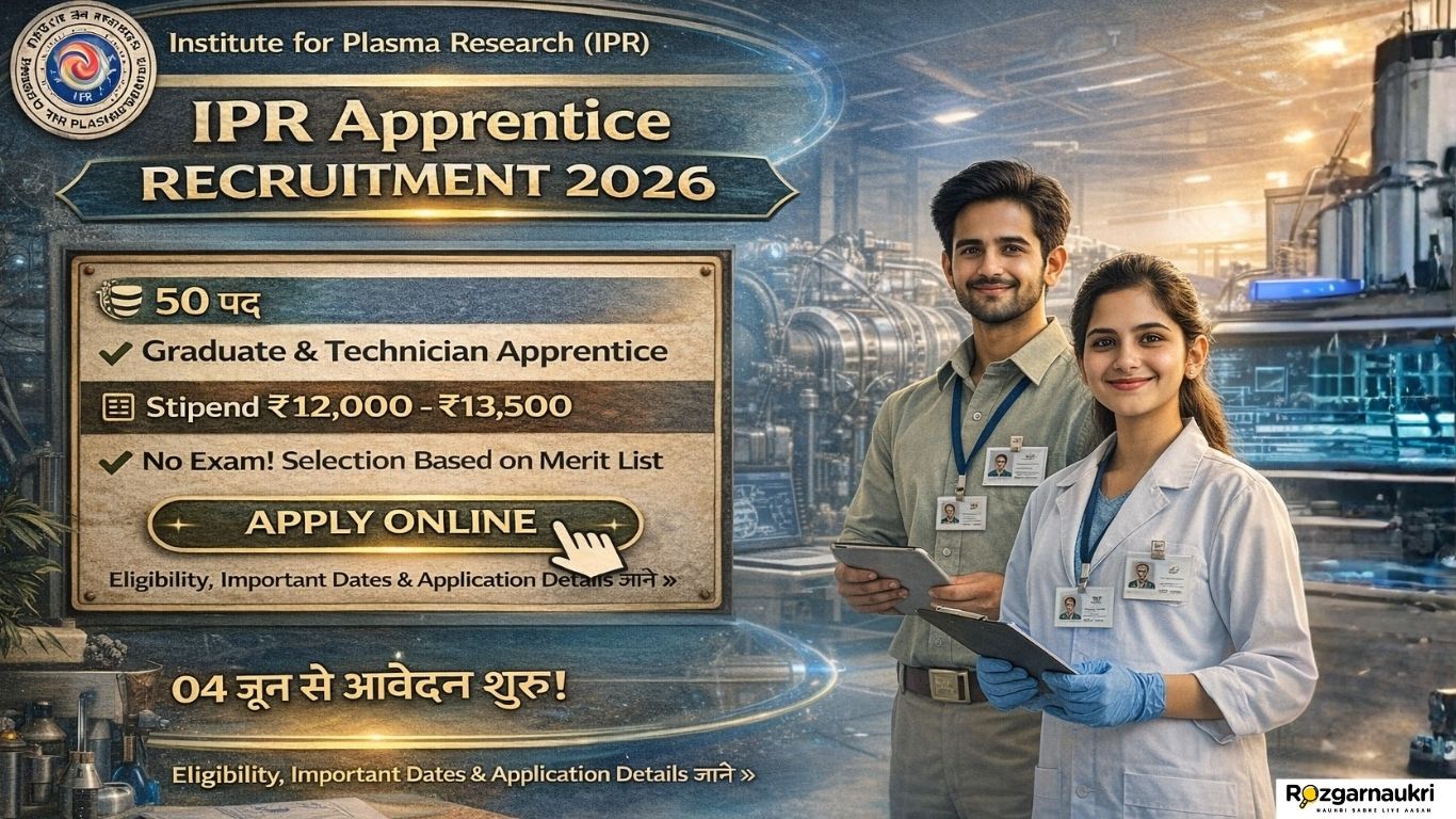 IPR Apprentice Technician Apprentice Vacancy 2026