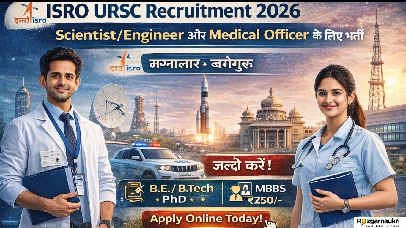 ISRO URSC Recruitment 2026 Apply Online