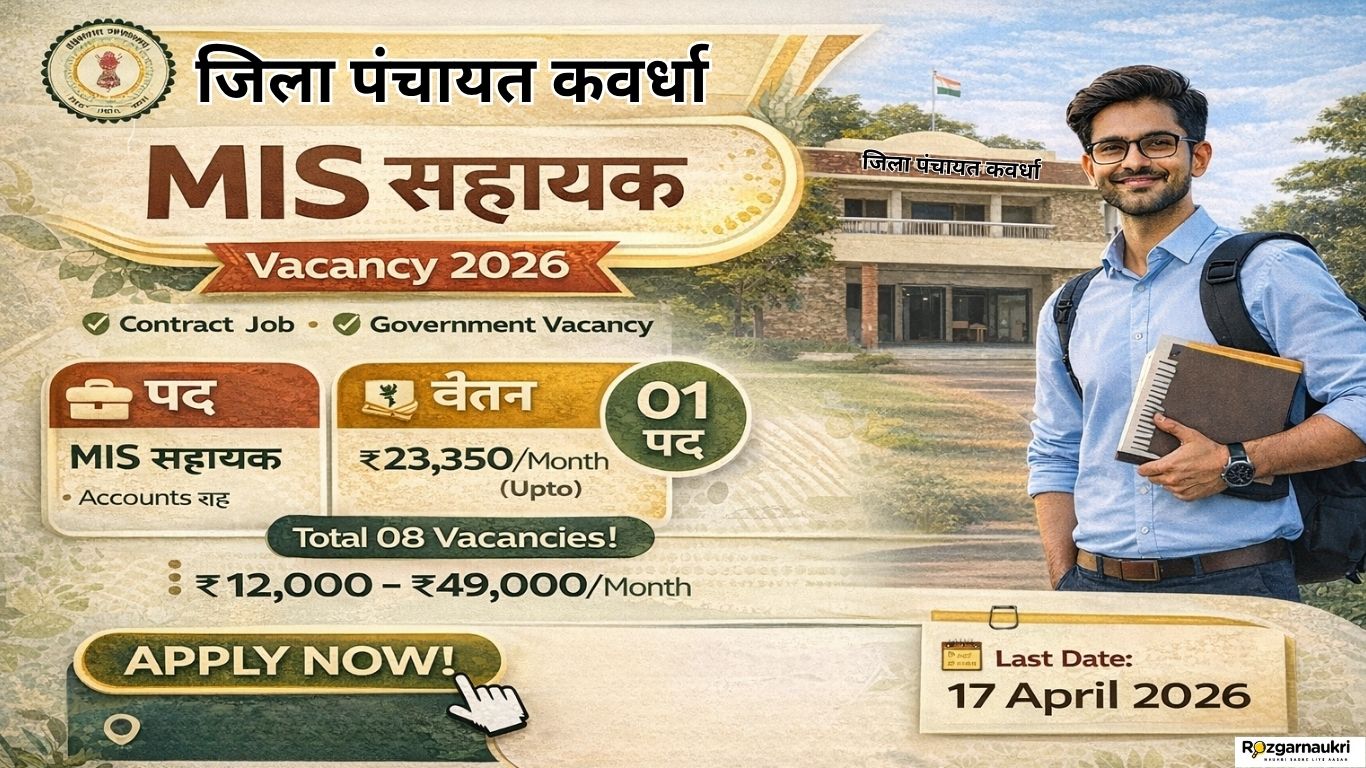 Kawardha Zila Panchayat MIS Assistant Vacancy 2026