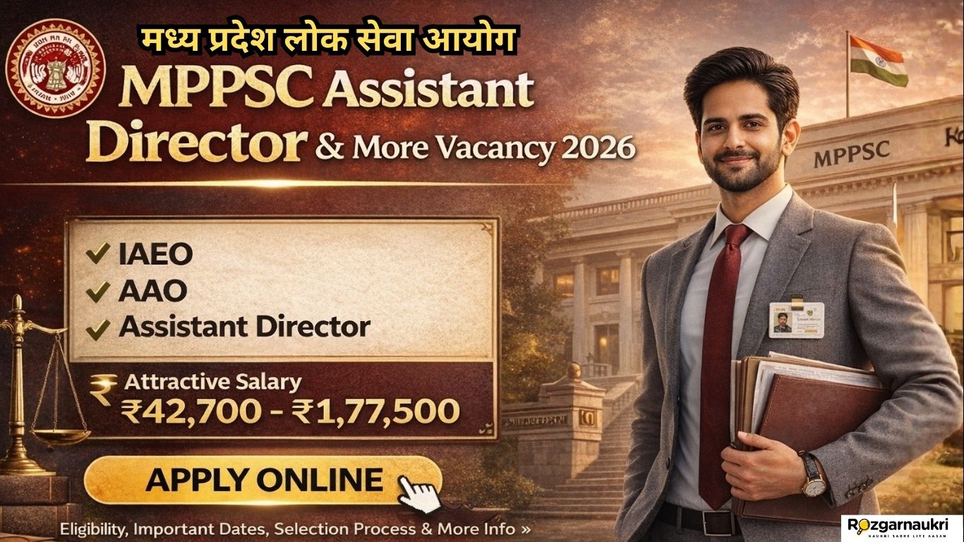 MPPSC Assistant Director & More Vacancy 2026