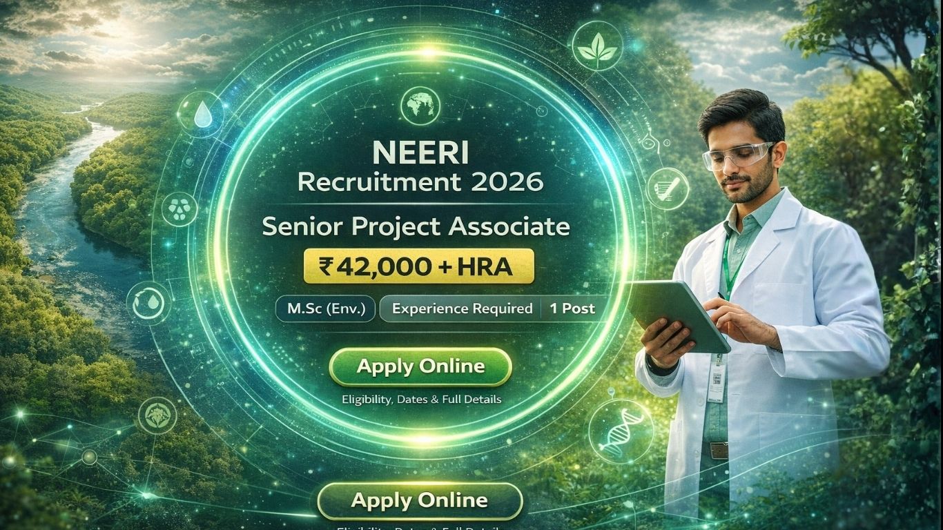 NEERI Senior Project Associate Recruitment 2026