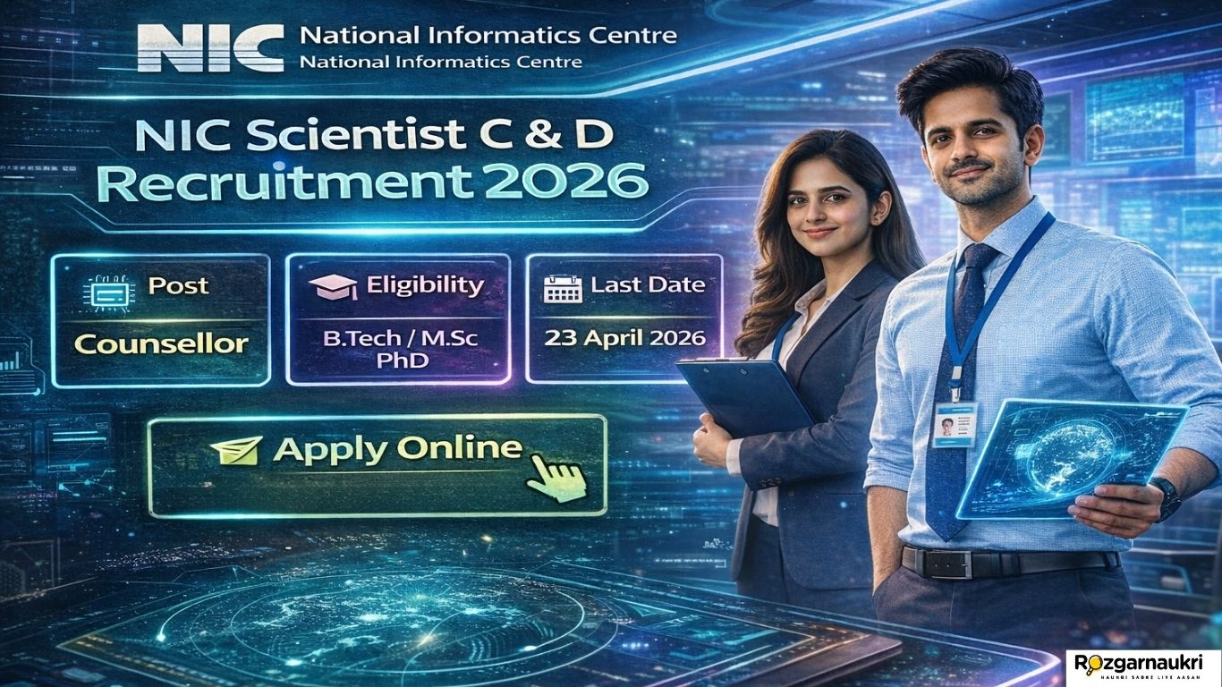 NIC Scientist C & D Recruitment 2026