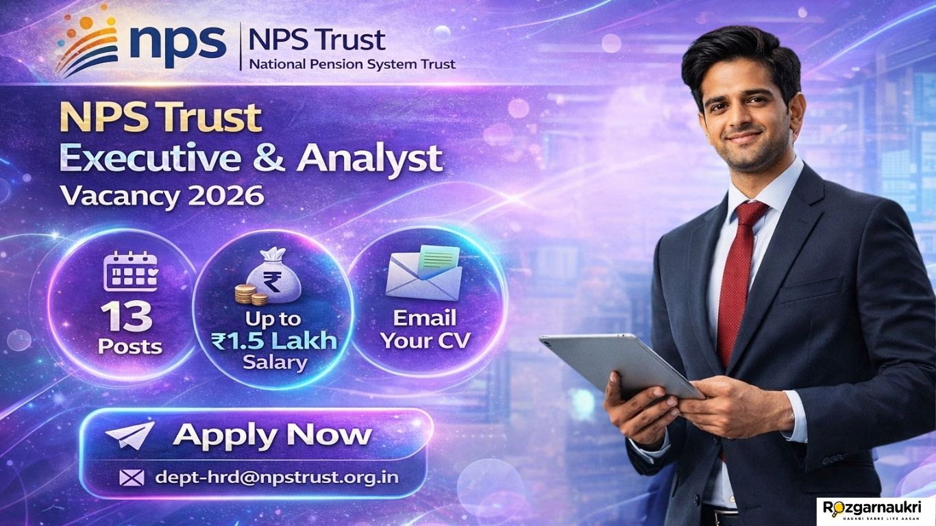 NPS Trust Executive & Analyst Vacancy 2026