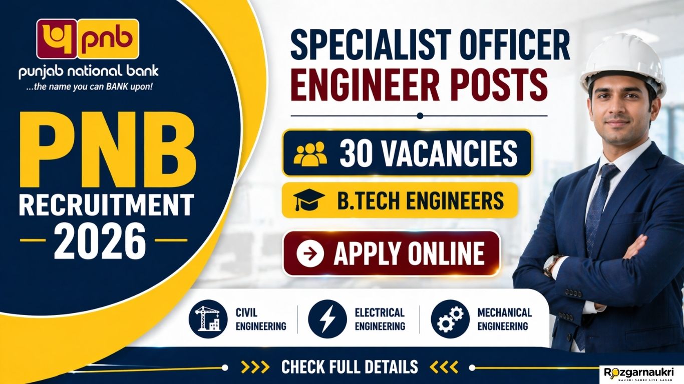 PNB Specialist Officer Recruitment 2026