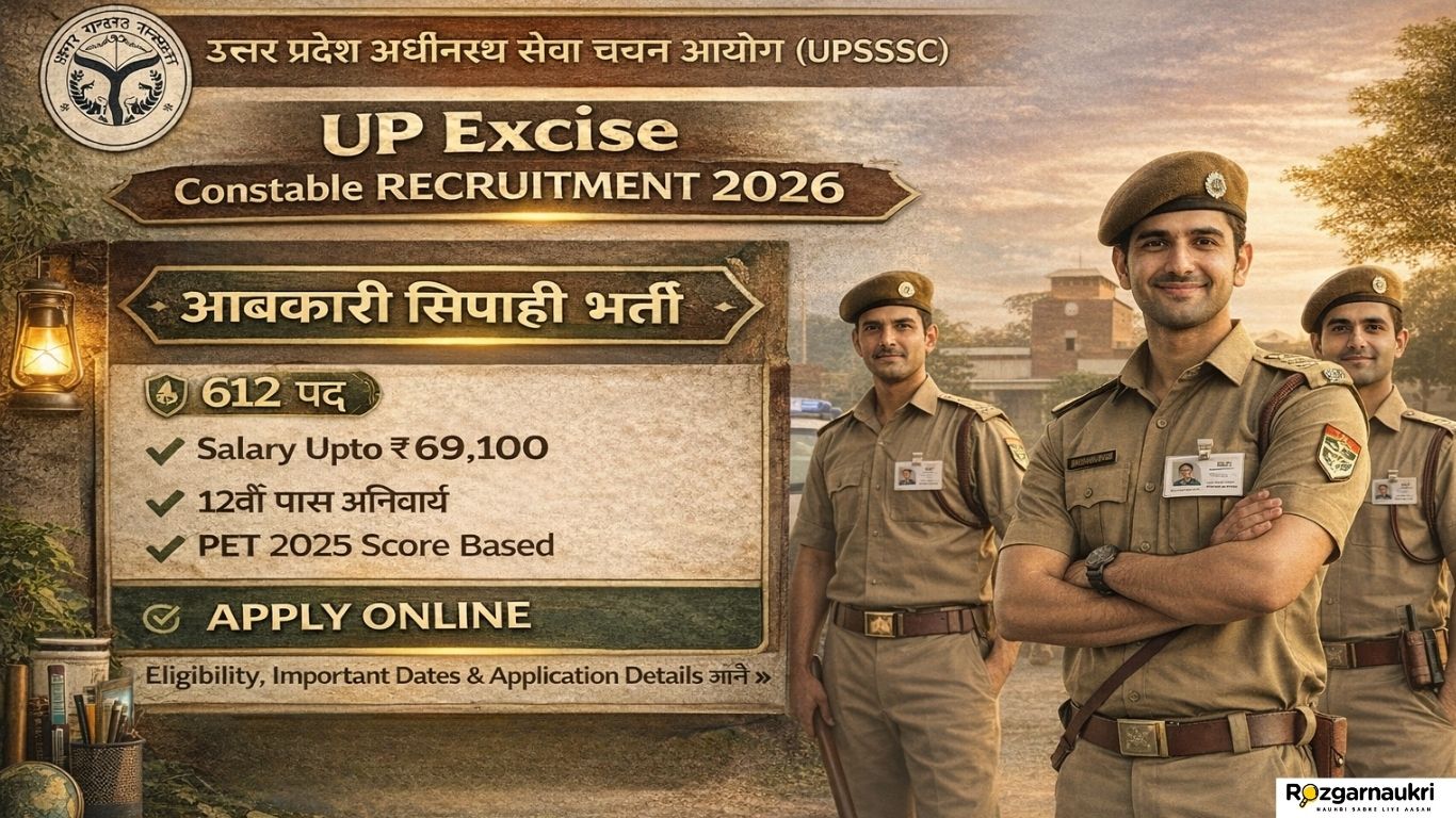 UP Excise Constable Recruitment 2026