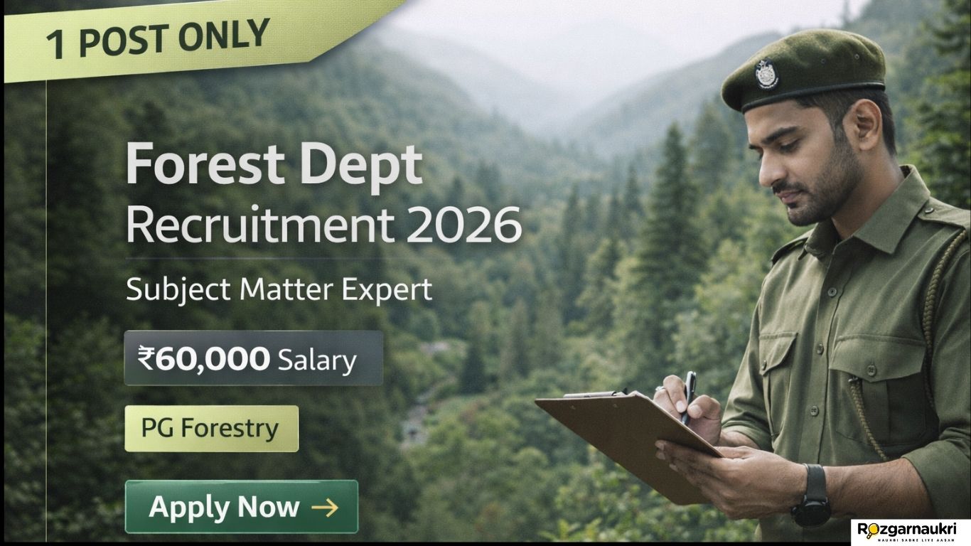 Uttarkashi Forest Department Recruitment 2026